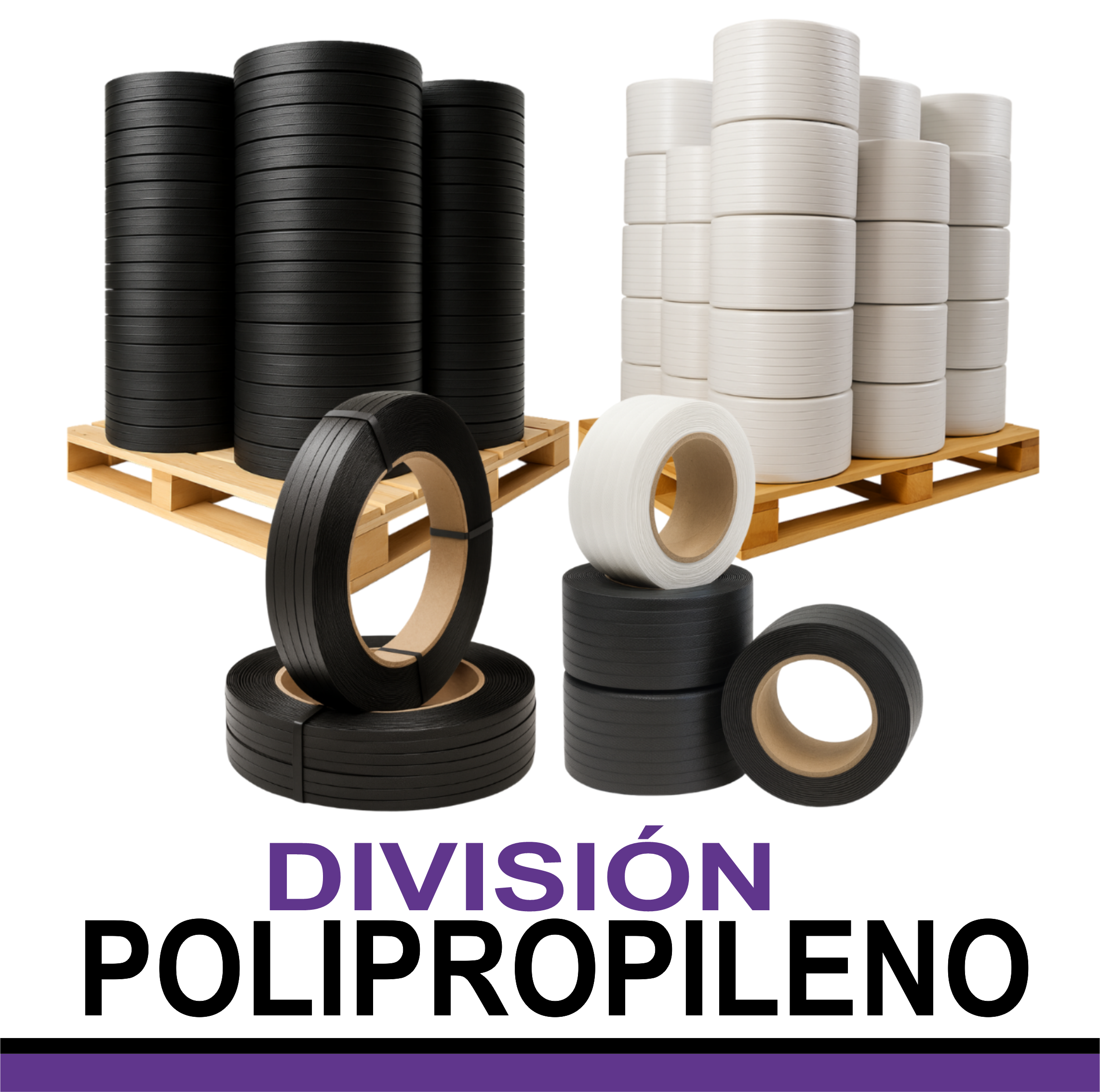 Fleje de polipropileno para embalaje industrial